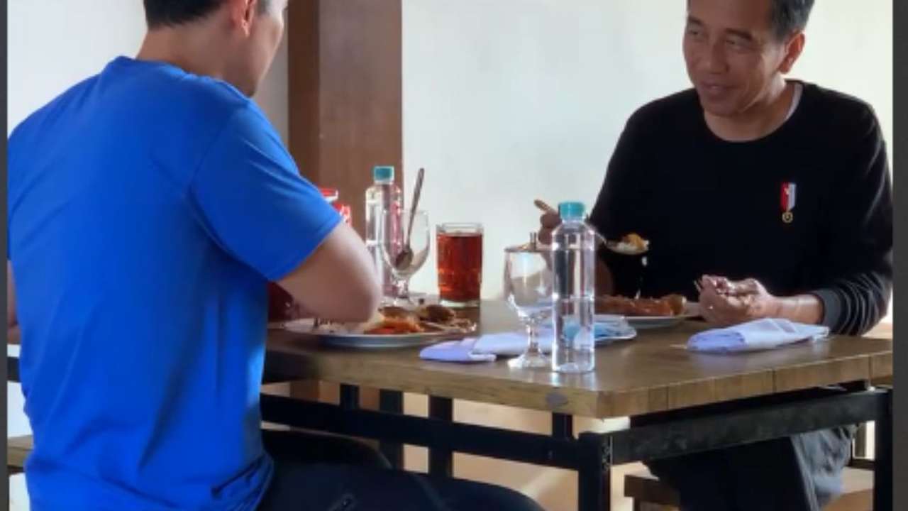 Istana Ungkap Isi Pembicaraan Jokowi dan AHY Sambil Makan Gudeg di Yogyakarta