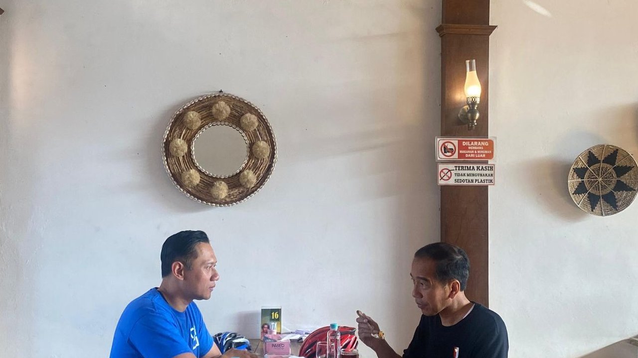 Tak Cuma Nasi Gudeg, Ini Menu Disantap Jokowi dan AHY saat Makan Bareng di Yogyakarta