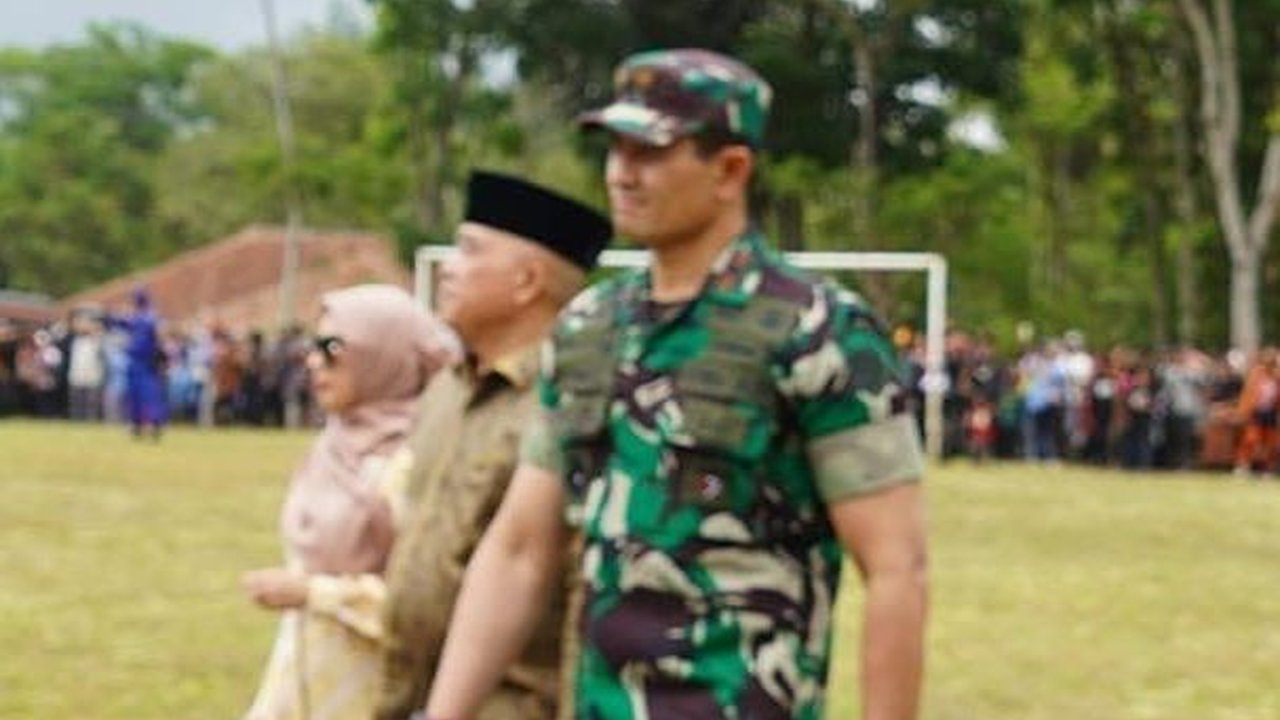 Momen Brigjen TNI Faisol Gagah Sambut Menteri Pensiunan Jenderal Darah Kopassus