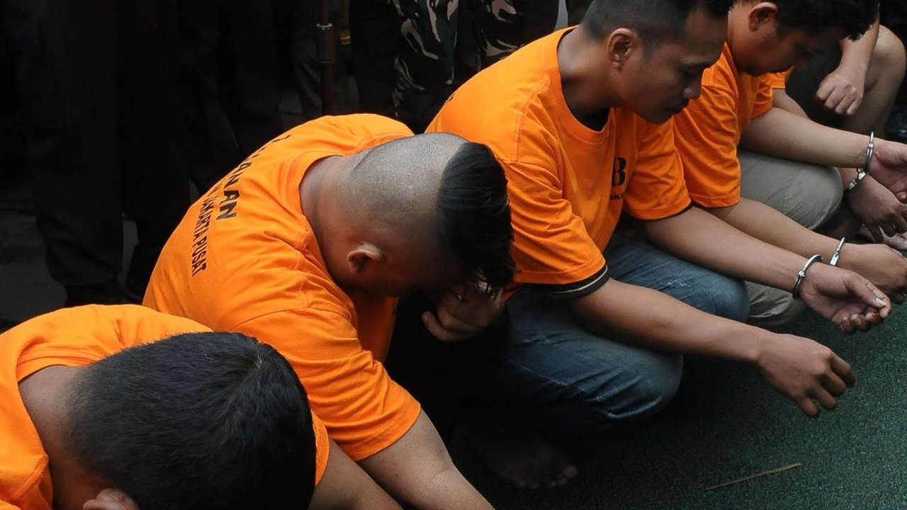 FOTO: Ini Tampang 5 Tersangka Pengeroyokan Satpol PP yang Viral di Jakpus