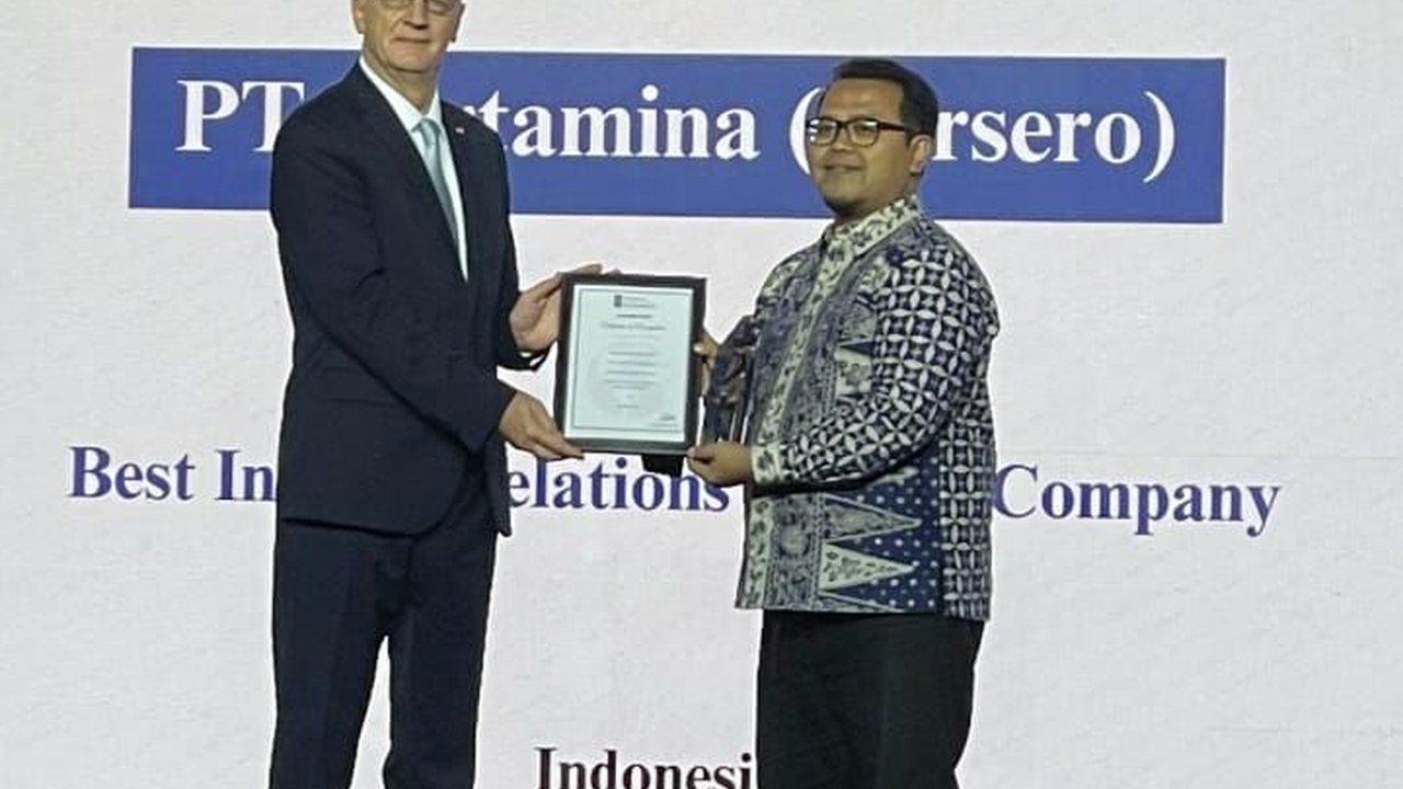 Pertamina Raih Penghargaan Best Investor Relations Energy Company