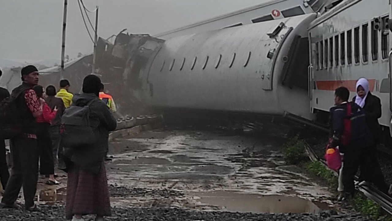 Terungkap, Ini Lokasi Kecelakaan Kereta Lokal Bandung Raya dengan KA Turangga