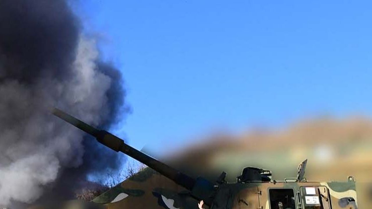 FOTO: Panas! Korut Tembakkan 200 Peluru Artileri, Korsel Murka Langsung Beri Balasan