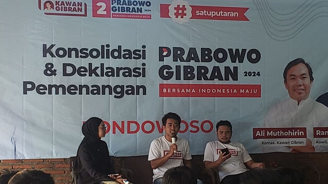 Relawan Gibran Bondowoso Siap Menangkan Prabowo-Gibran Satu Putaran di Pilpres