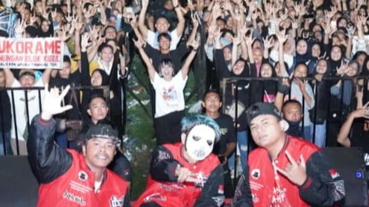 Dibalut Konser Musik, Ribuan Warga Lamongan Kumpul Dukung Ganjar-Mahfud