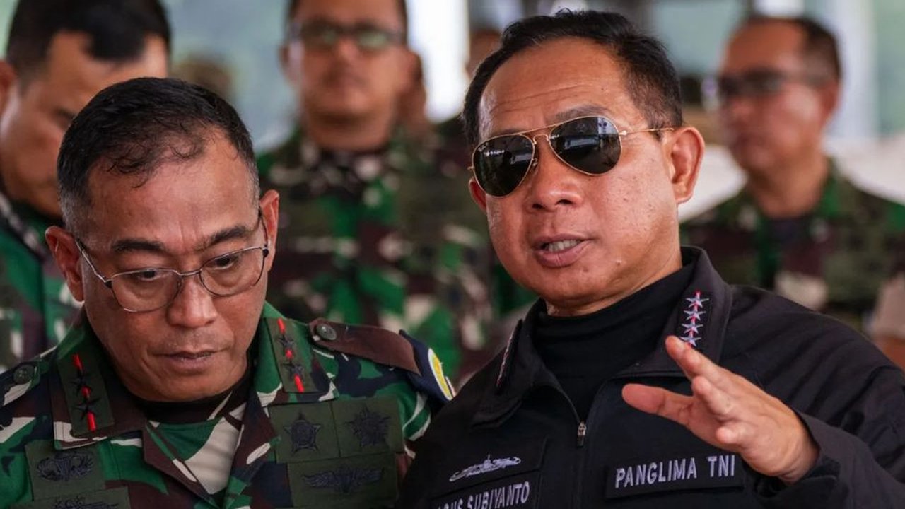 Momen Panglima TNI Cek Kesiapan Jelang HUT Ke-79 TNI