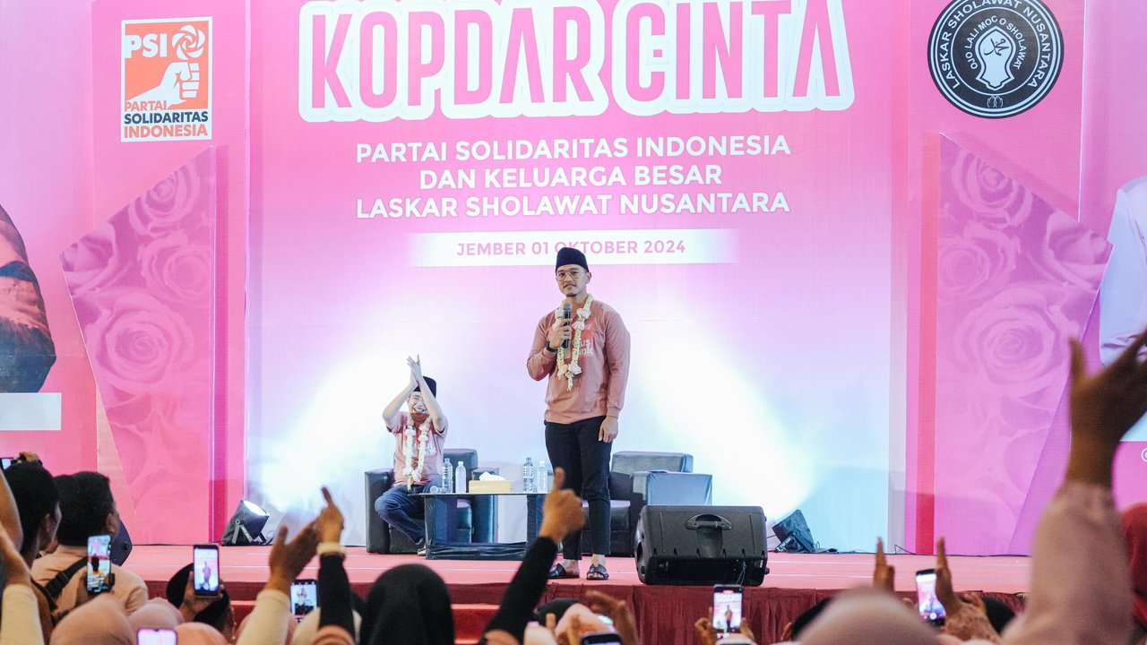 Kaesang Pangarep Hadiri Kopdar Cinta di Kota Jember