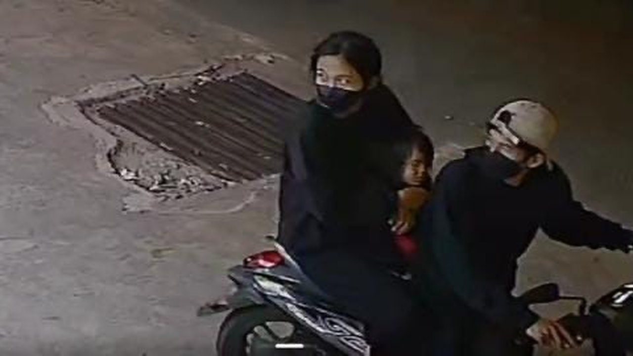 Sejoli Gasak Motor Pelanggan Warteg