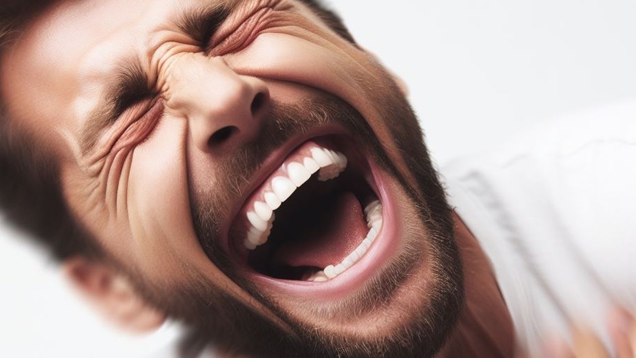 Ilustrasi Tertawa Keras