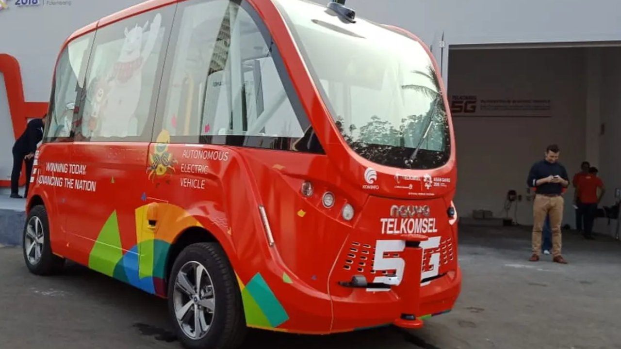 Penampakan Navya dalam Asian Games 2018.