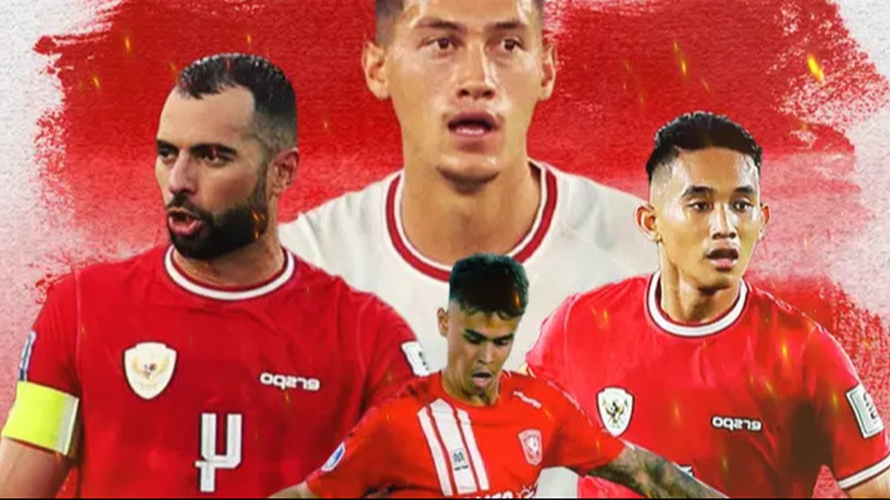 Timnas Indonesia - Jay Idzes, Mees Hilgers, Rizky Ridho, Jordi Amat (Bola.com/Adreanus Titus, Geaby Fadhilatu Sholikha)