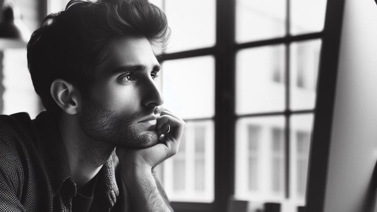 Ilustrasi Berpikir Keras