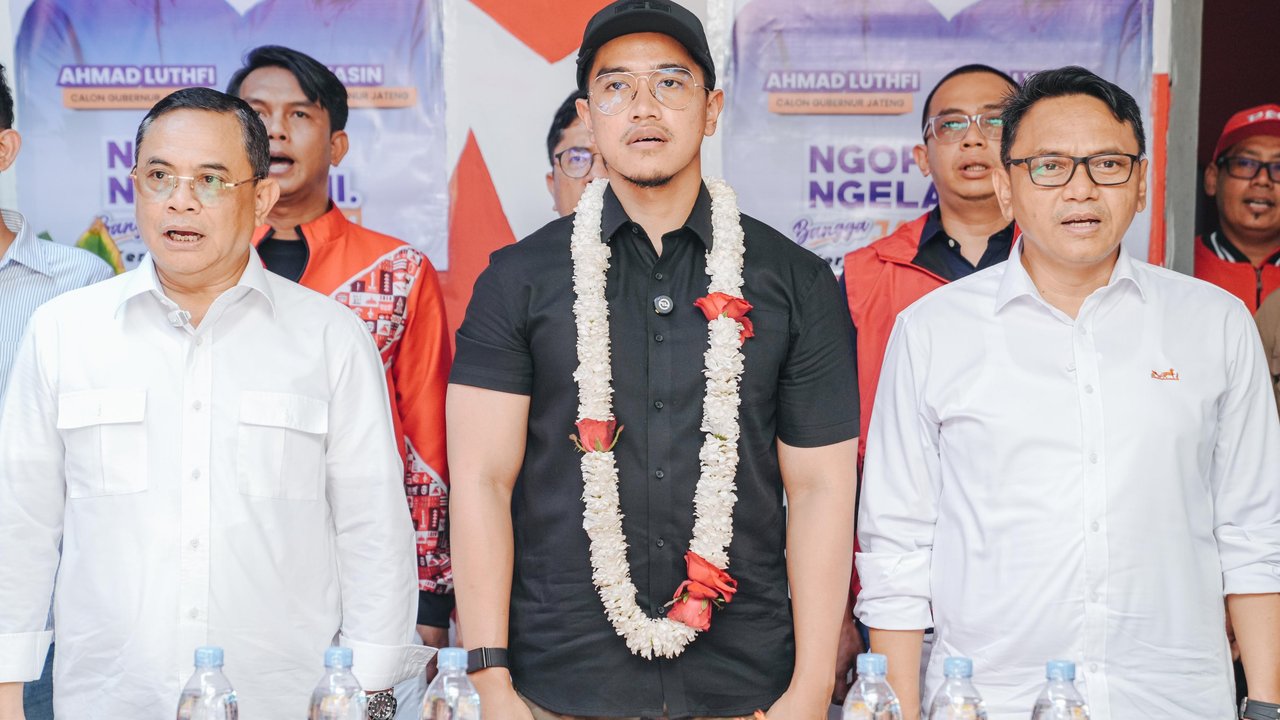 Kaesang Kampanye di Pati