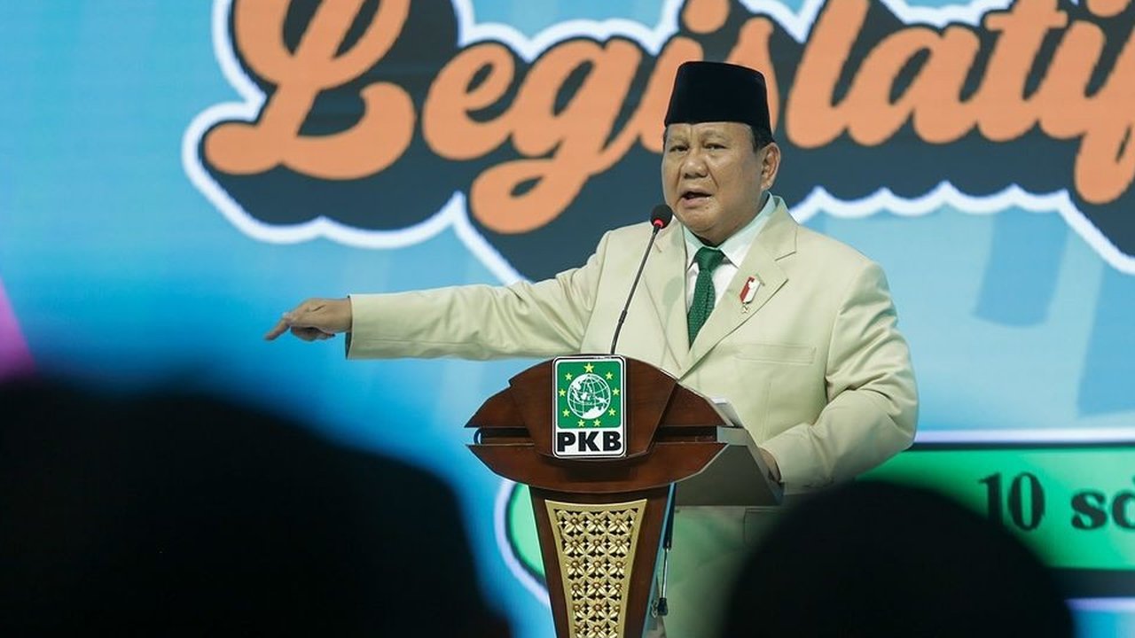 Prabowo di Rakornas Legislatif PKB