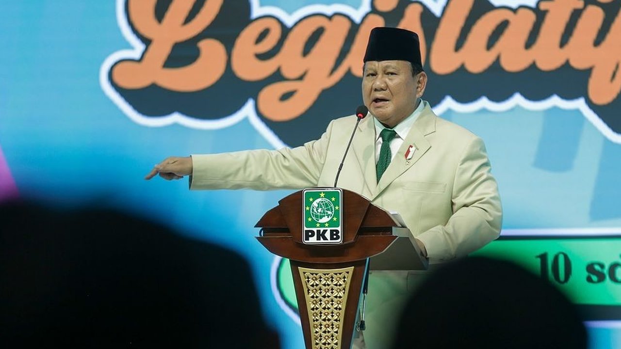 Prabowo di Rakornas Legislatif PKB