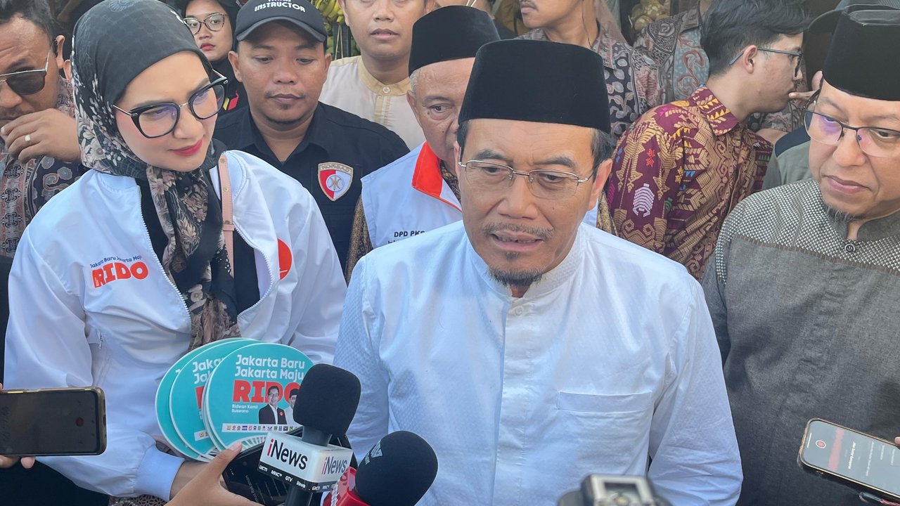 Suswono Blusukan ke Pasar Serdang Jakarta Pusat