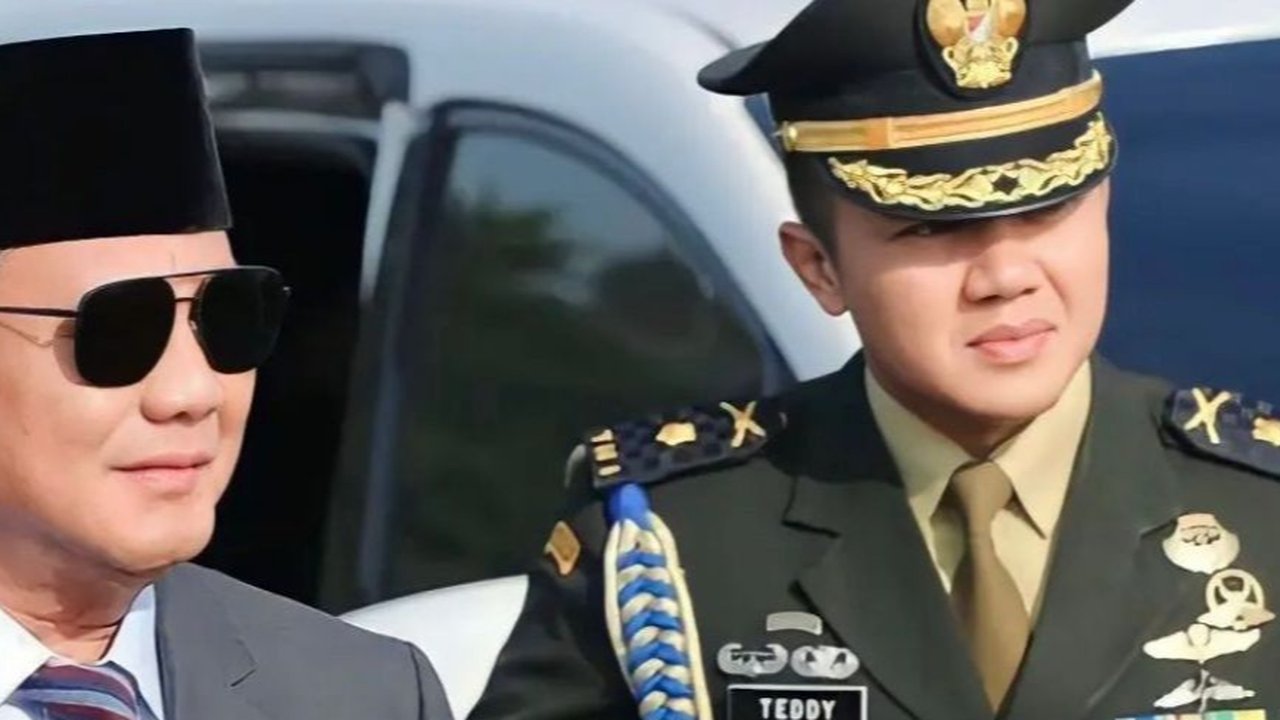 Momen Kebersamaan Prabowo Subianto dan Mayor Teddy yang Disebut Mirip Ayah dan Anak