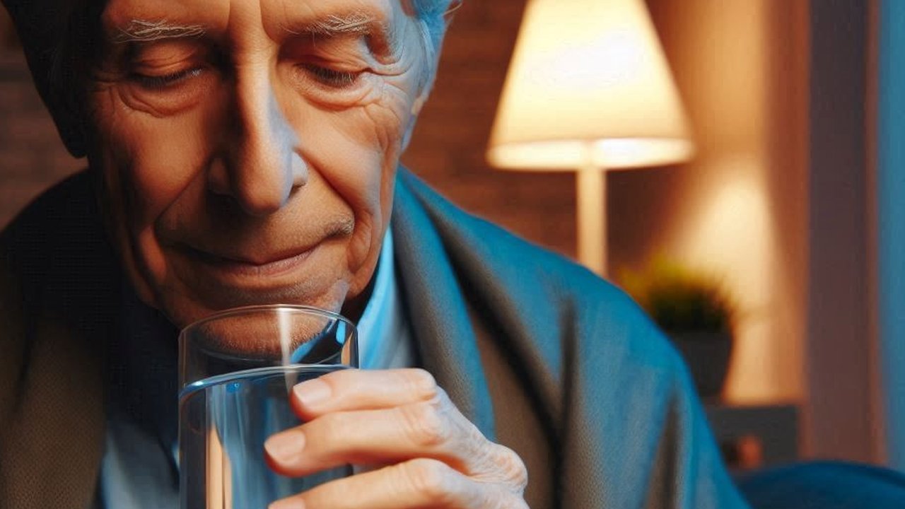 Ilustrasi Minum Air Putih