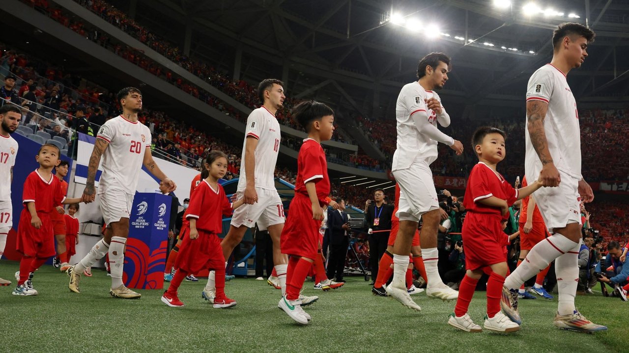 China vs Timnas Indonesia di Kualifikasi Piala Dunia 2026