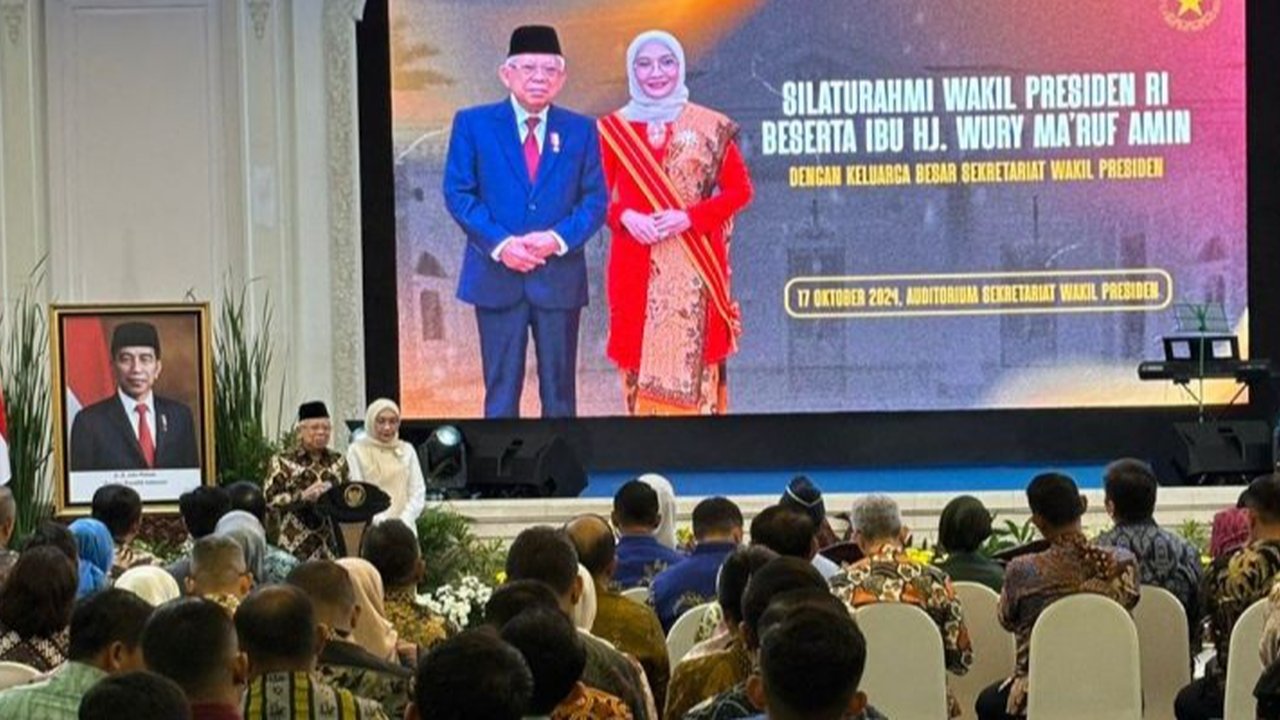 Perpisahan Wapres Maruf Amin