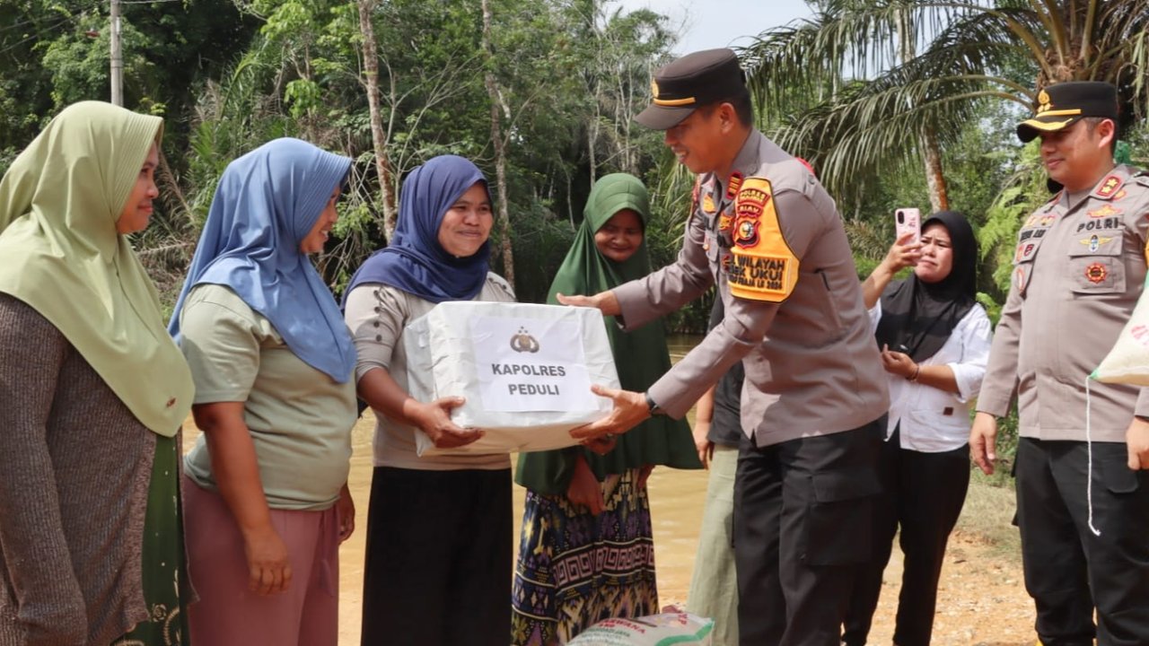 Korban banjir di Pelalawan