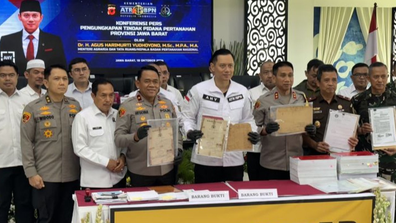 AHY Bicara Kasus Pemalsuan Akta Tanah Dago Elos Bandung Dilakukan Muller Bersaudara, Kerugian Rp3,6 Triliun
