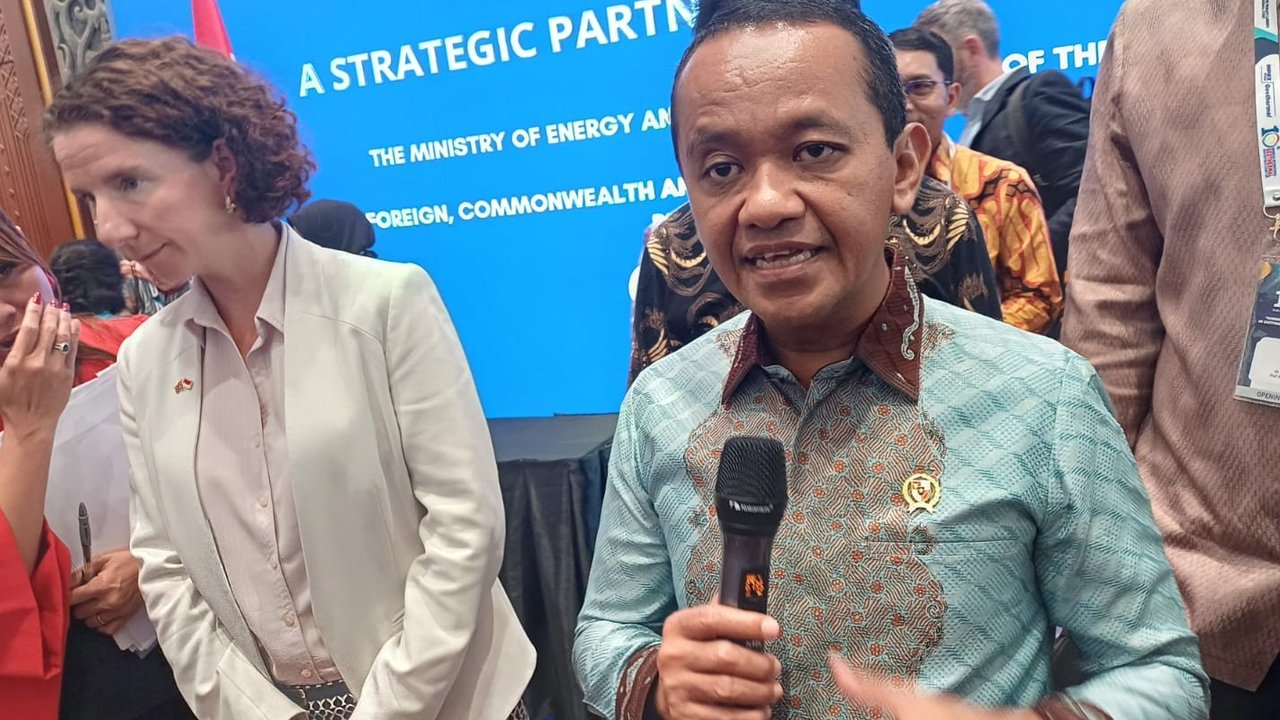Menteri ESDM Bahlil Lahadalia.
