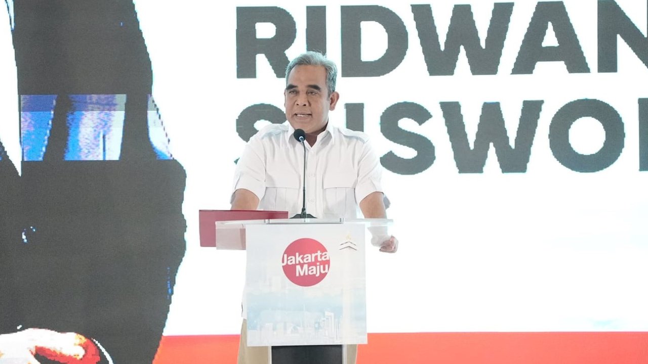 Sekretaris Jenderal Partai Gerindra, Ahmad Muzani  dalam acara deklarasi Ridwan Kamil-Suswono di Jakarta. (Foto: Dokumentasi Gerindra).