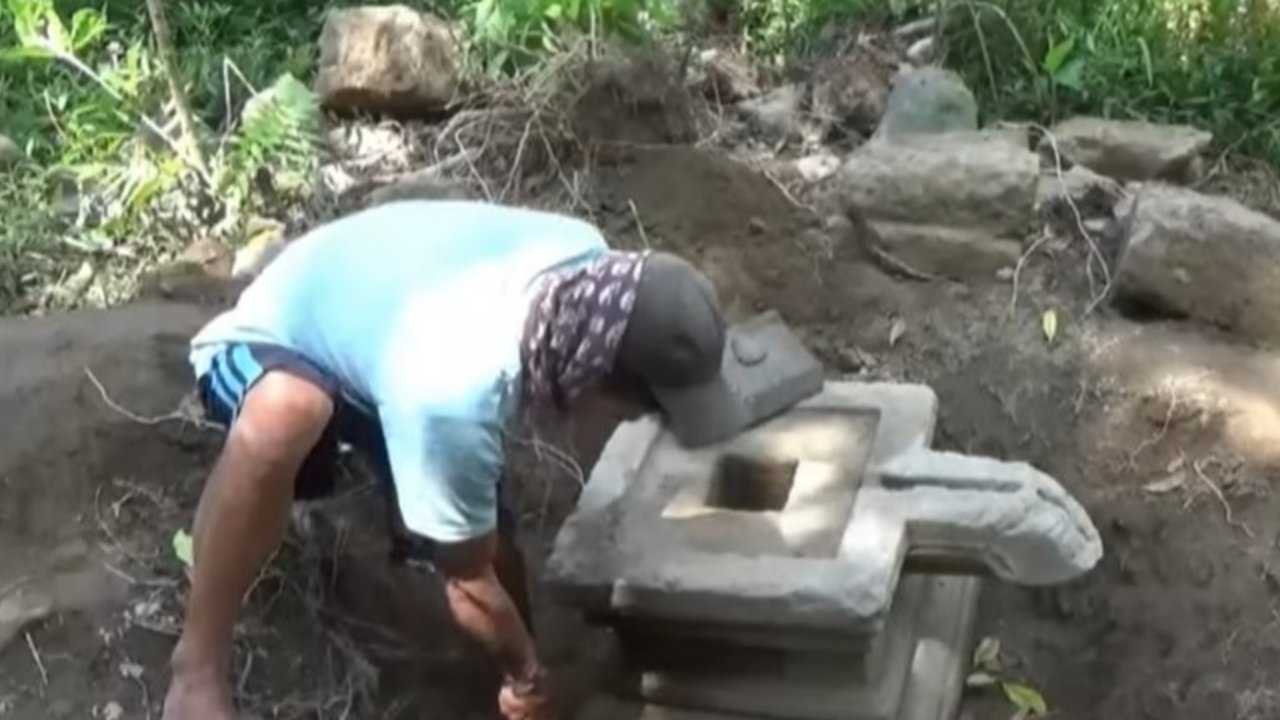Penemuan batu candi di Boyolali berawal dari cerita nenek moyang