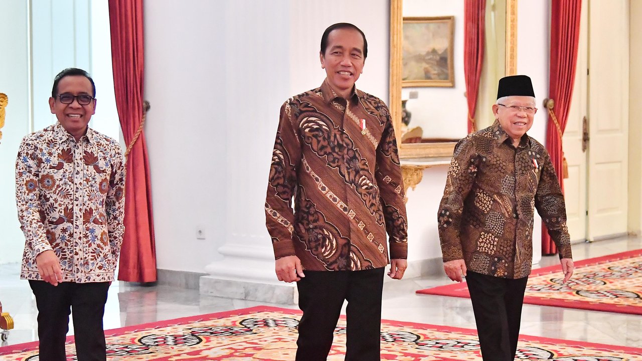 Jokowi perpisahan dengan Menteri