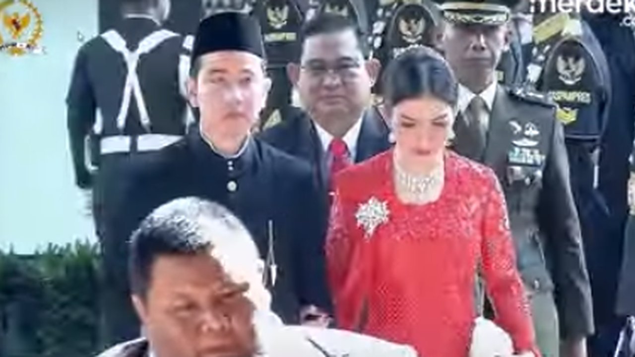 Penampilan Cantik Selvi Berkebaya & Gincu Merah Jelang Pelantikan Sang Suami Gibran Curi Perhatian