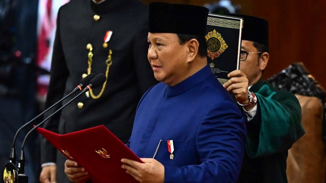 Pelantikan Prabowo dan Gibran sebagai Presiden dan Wapres RI pada 20 Oktober 2024.