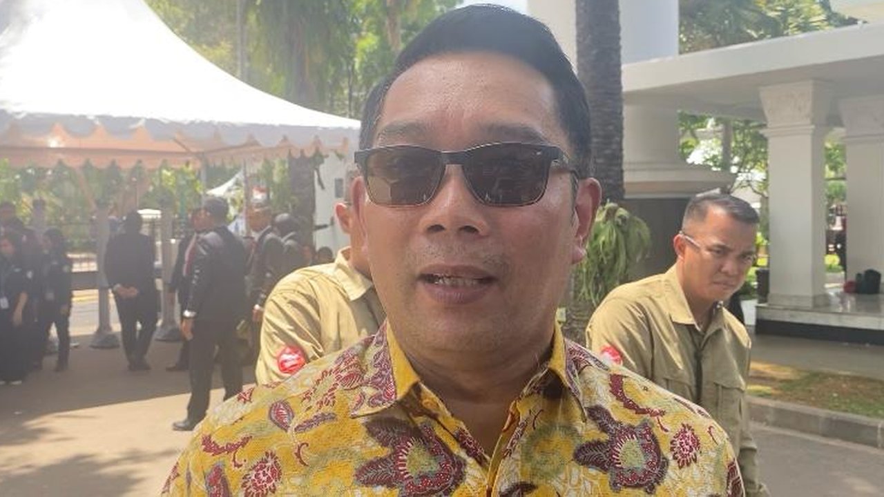Ridwan Kamil Hadiri Pisah Sambut Jokowi-Prabowo