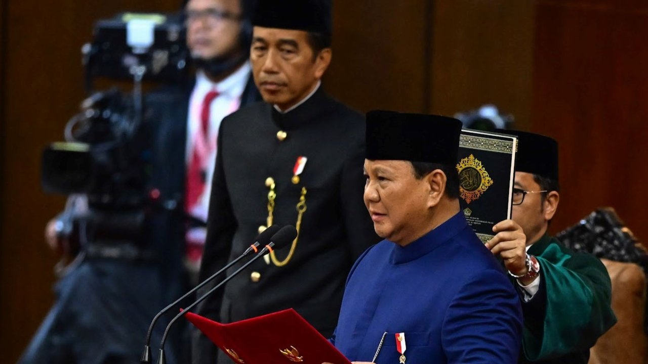 Pelantikan Prabowo dan Gibran sebagai Presiden dan Wapres RI pada 20 Oktober 2024.