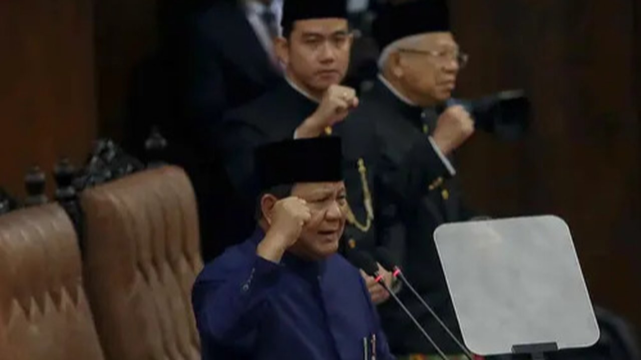 Pelantikan Prabowo dan Gibran sebagai Presiden dan Wapres RI pada 20 Oktober 2024.