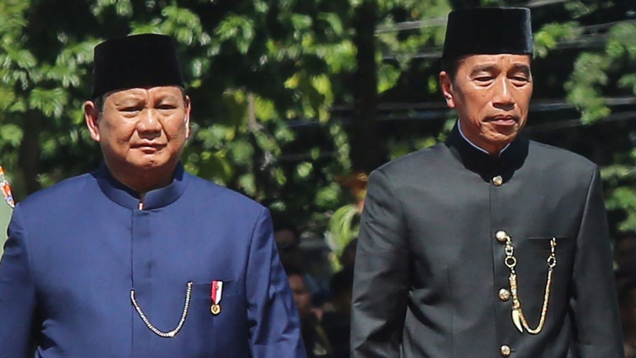 Presiden Prabowo di Istana Merdeka
