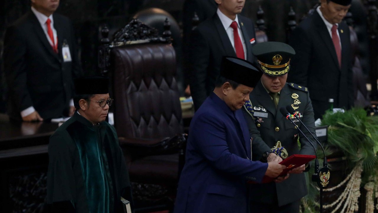 Pelantikan Prabowo dan Gibran sebagai Presiden dan Wapres RI