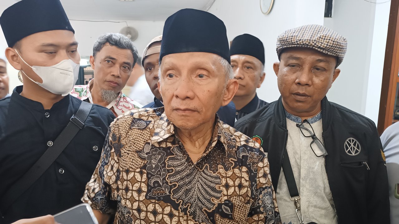 <p>Ketua Majelis Syuro Partai Ummat Amien Rais (Nur Habibie/Merdeka.com)</p>