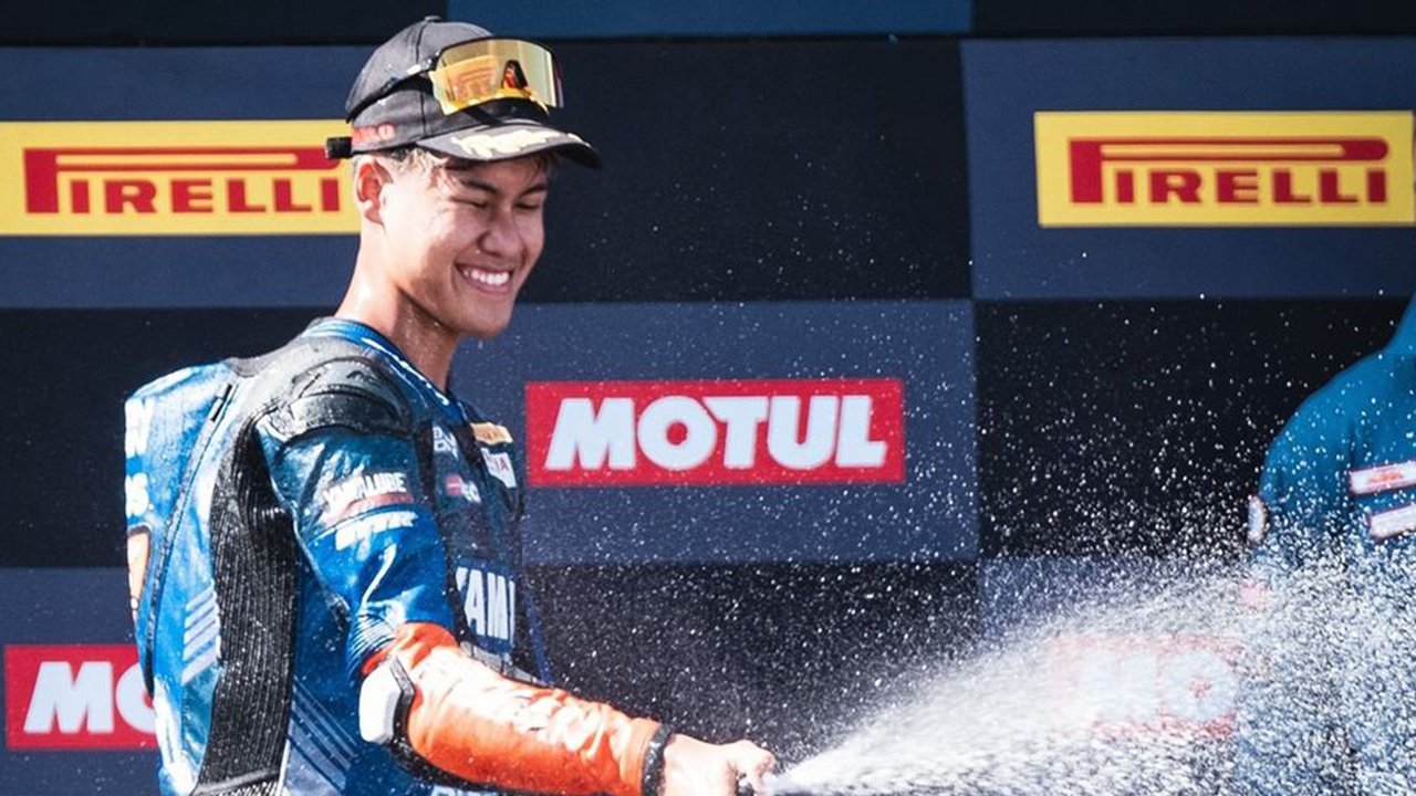 Pembalap binaan Yamaha Racing Indonesia bLU cRU Pro Racer, Aldi Satya Mahendra. (Dok Yamaha)