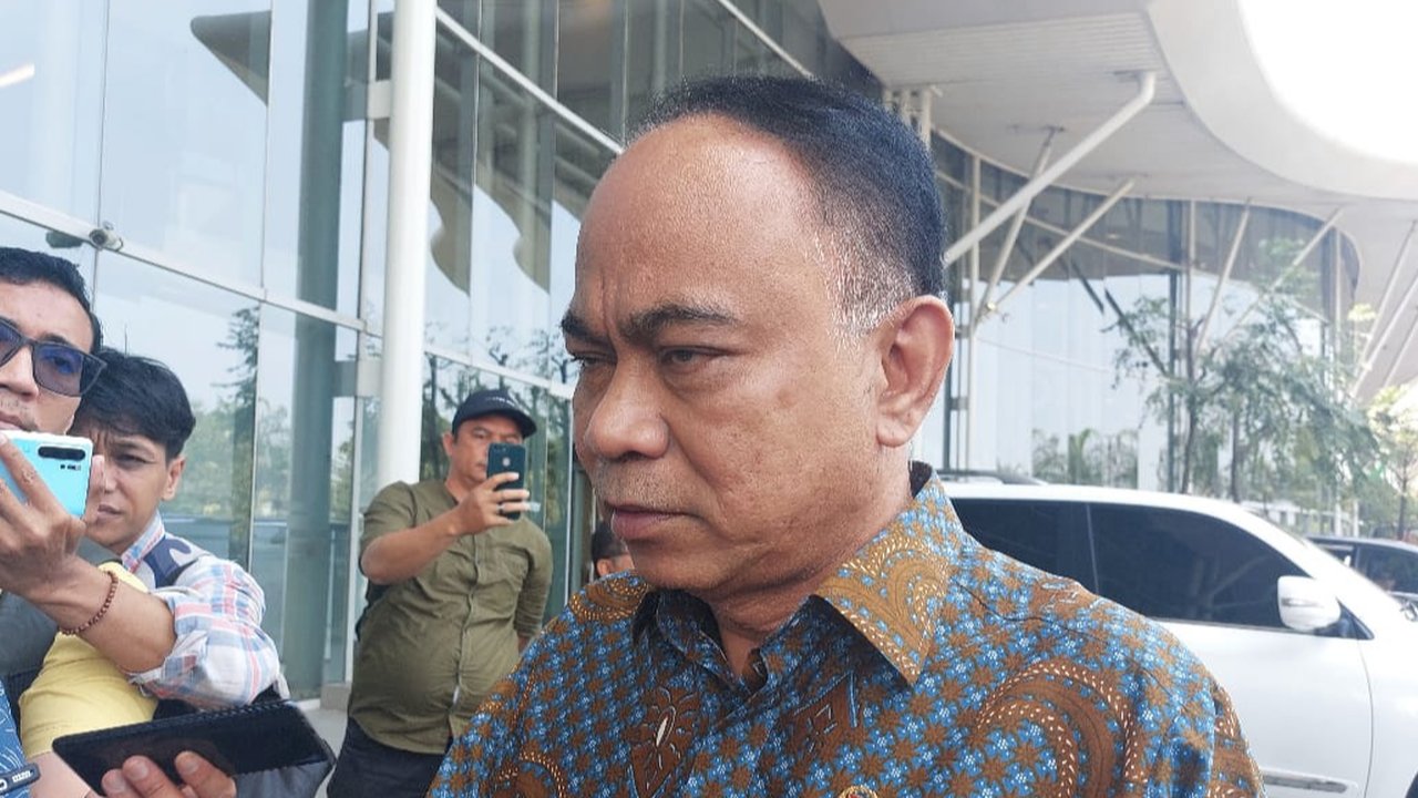 Menteri Komunikasi dan Informatika (Menkominfo), Budi Arie Setiadi tak mau lagi merespons soal polemik akun 'fufufafa'. (Pramita).