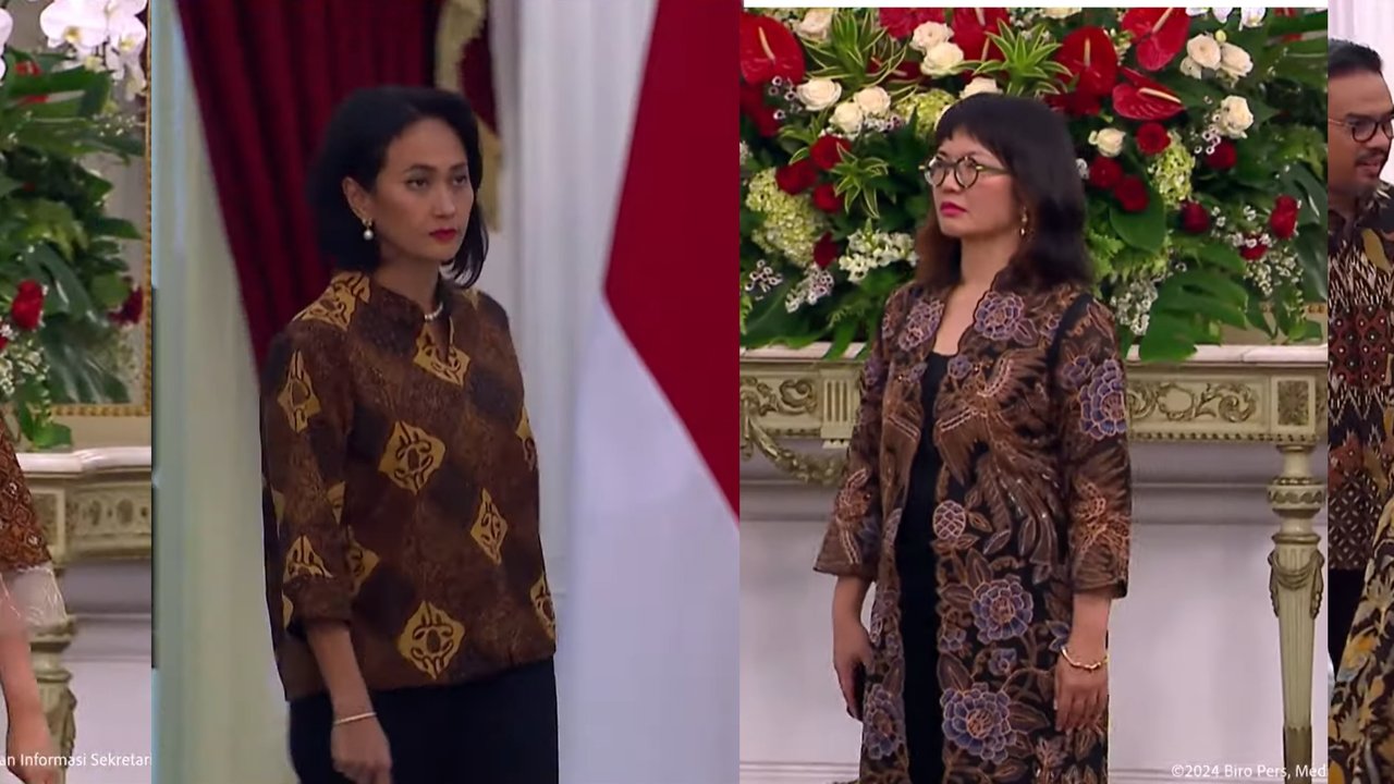Intip Gaya Menteri Perempuan pada Malam Pelantikan Kabinet Prabowo