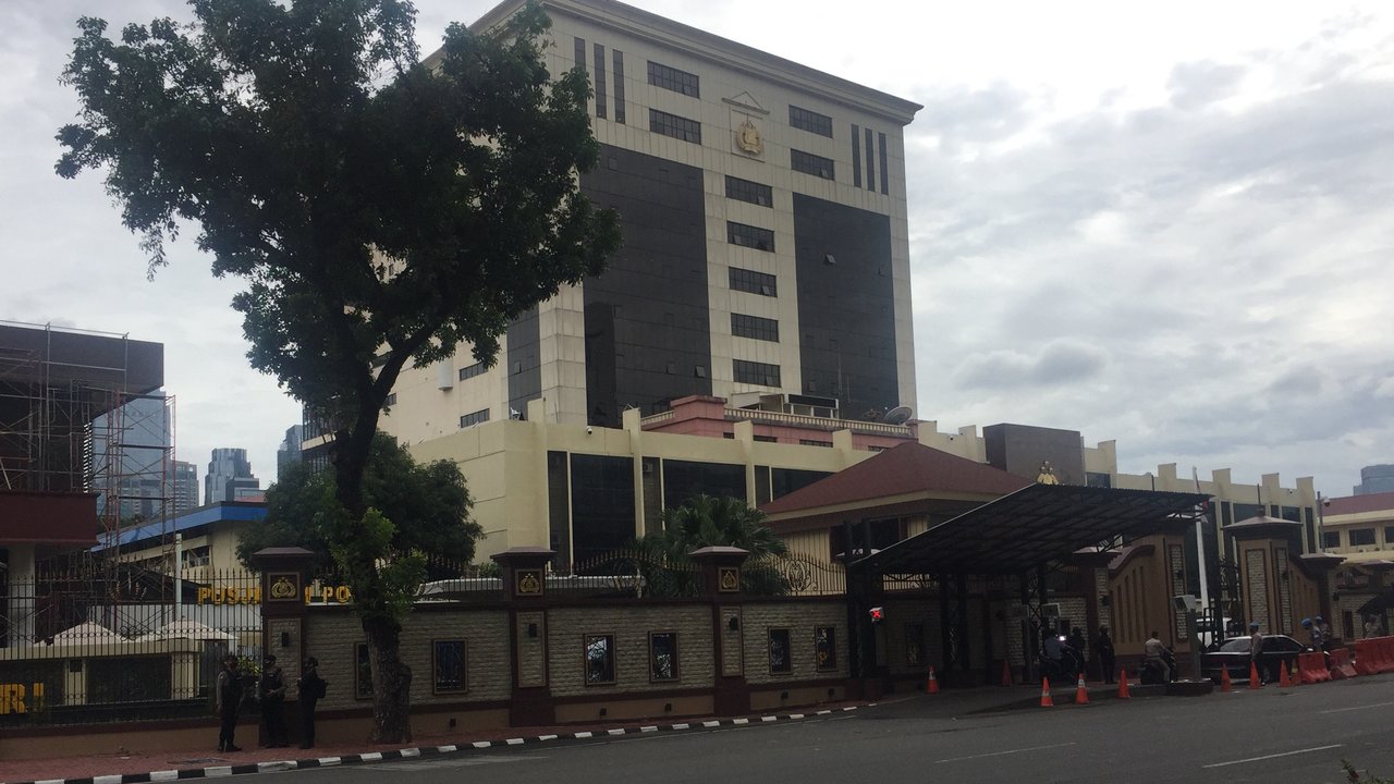 Gedung Mabes Polri Jakarta. (Liputan6.com/Muhammad Radityo Priyasmoro)