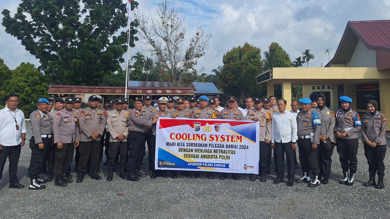 Polres Kampar Tegaskan Netralitas kepada Anggota Polsek Siak Hulu