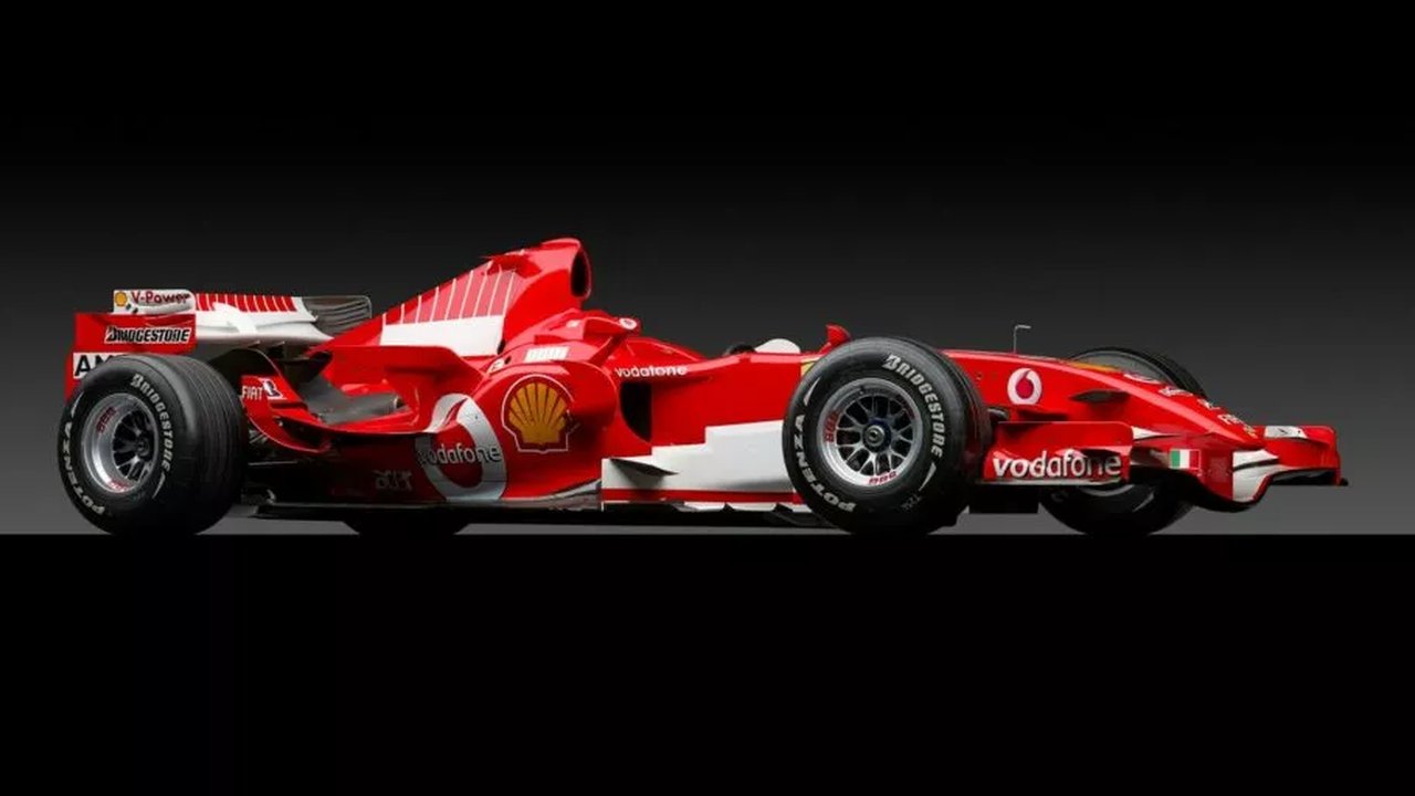 Ferrari 248 F1 eks Michael Schumacher.