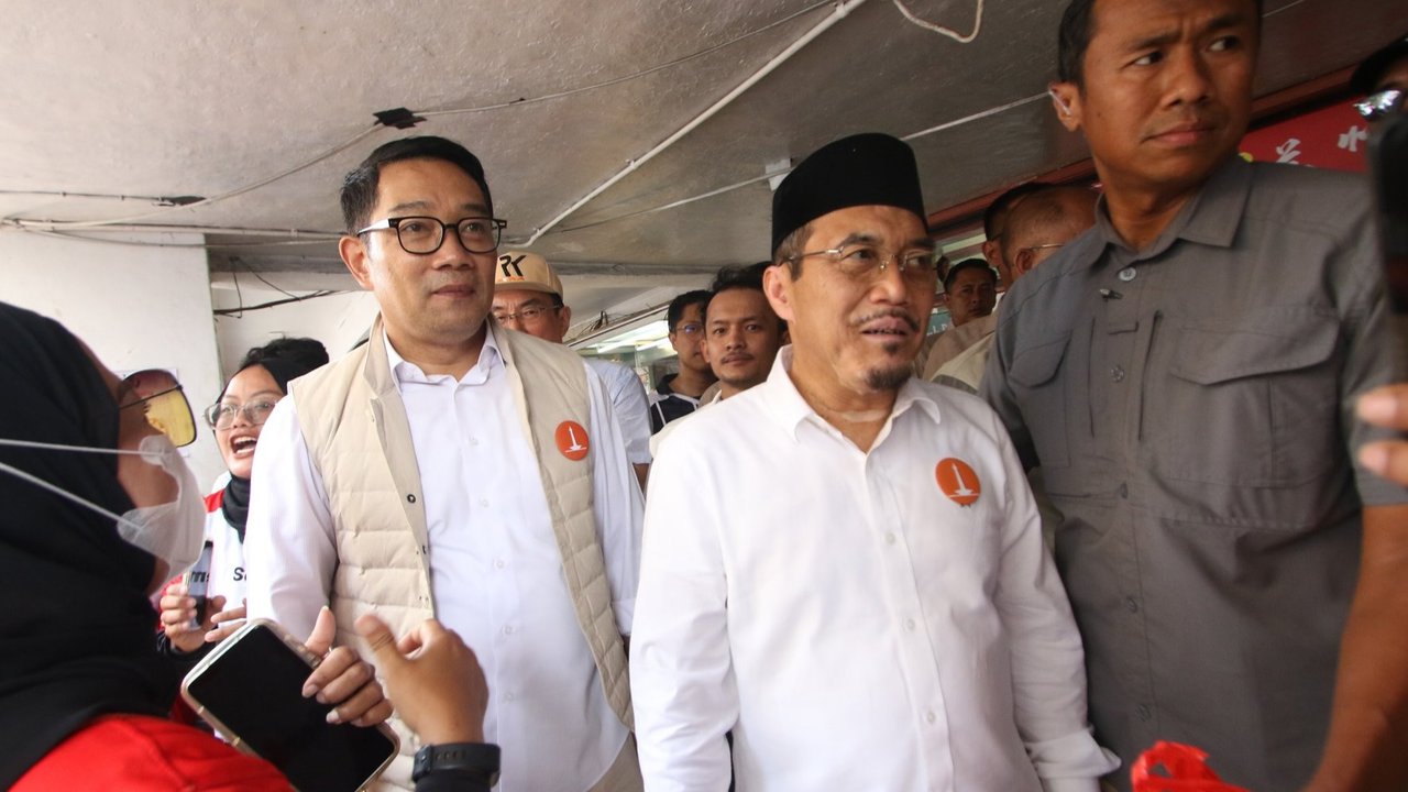 Ridwan Kamil-Suswono kunjungi kawasan Glodok