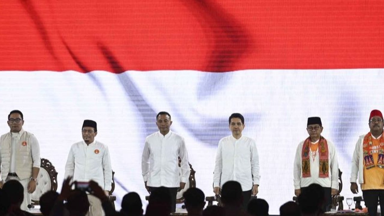 Pengundian nomor urut digelar di kantor KPUD Jakarta yang dipimpin Ketua KPUD Jakarta, Wahyu Dinata.