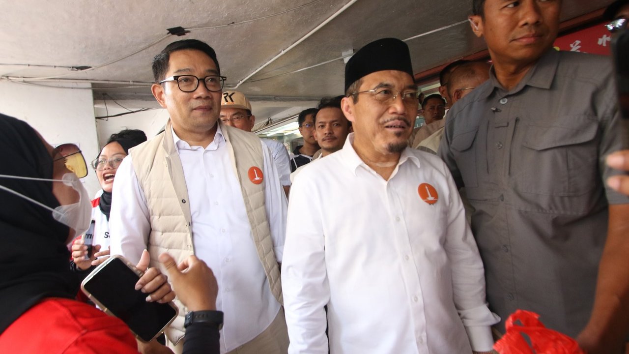 Ridwan Kamil-Suswono kunjungi kawasan Glodok