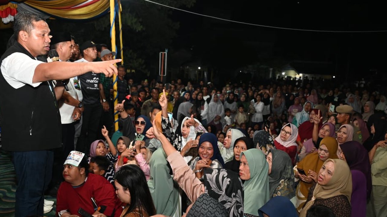 Calon Gubernur dan Calon Wakil Gubernur Riau nomor urut satu Abdul Wahid-SF Hariyanto