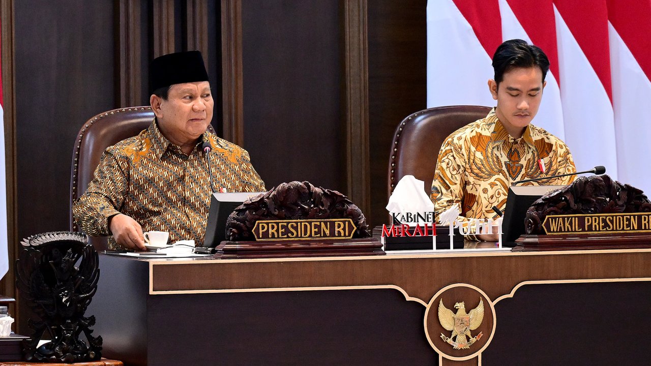 Prabowo-Gibran pimpin sidang kabinet perdana