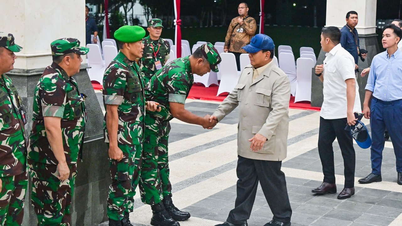 Prabowo tiba di Akmil Magelang